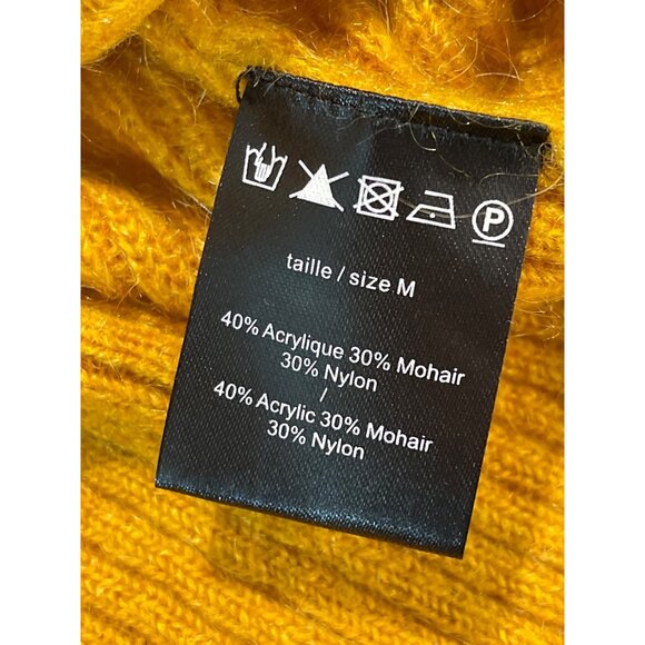 NWT Leon & Harper As Seen In French Elle Magazine Mustard Cardigan Medium - Picture 6 of 6